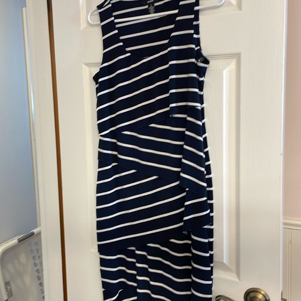 Alfani maxi dress, asymmetrical design. Super comfy